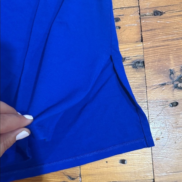 Eileen Fisher Royal Blue Garment Long Sleeve Top or Mini Dress Size Medium - Picture 12 of 13